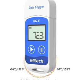 Elitech RC-5 Plastic 32000 Points High Accuracy USB Temperature Data Logger Recorder image 2