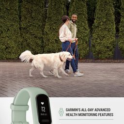 Garmin Vivosmart 5 with OLED Display, Health and Fitness Tracker,SPO2 and 24/7 Heart Rate, Battery Upto 7 Days, Advance Sleep Monitoring and Stress Tracking, 5ATM Water Rating - Black with Large Band image 5