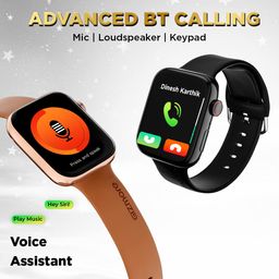 gizmore Star 1.85 IPS Large Display with Rotating Crown Controls| AI Voice Assistant | Bluetooth Calling Smartwatch image 5