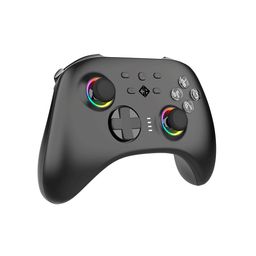Cosmic Byte Stellaris Controller, 3 Modes Wifi + Bluetooth + Wired for PC, iOS, Android, Hall Effect Magnetic Trigger and Joystick, Macros, 1000mAh Battery, RGB LED (Black) image 1