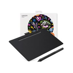 Wacom Intuos Bluetooth CTL-6100/K0-CX Digital Graphics Pen Tablet for Drawing (Black) Medium (10.4-inch x 7.8-inch) | Battery Free Pen with 4096 Pressure | Compatible with Windows, Mac & Android image 1