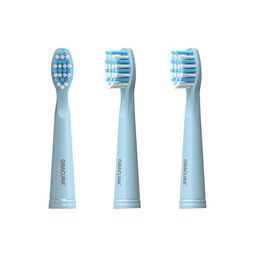 oracura ORACURA® Sonic Electric Toothbrush Heads for SB100 & SB200 (Blue, Pack of 3) – Soft DuPont Bristles, Flexible Design, Prevents Tooth Abrasion, Thorough Cleaning image 2