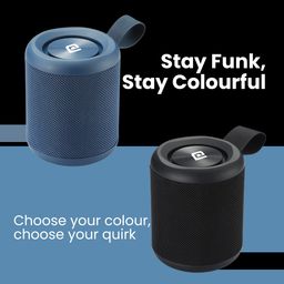Portronics SoundDrum P 20W Portable Bluetooth Speaker with 6-7 hrs Playback Time, Handsfree Calling, USB Slot, Aux-in Port, Type C Charging (Blue) image 5