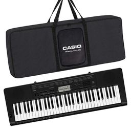 Casio CTK-3500 61-Key Touch Sensitive Portable Keyboard with Carry Case (Black) image 1