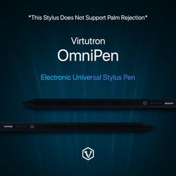 virtutron Non-Bluetooth Universal Stylus Pen with Type C Charging |High-Precision Digital Pencil |Compatible for iPhone, Ipad, Samsung, Android Tablets & Touch Screens Phones | (Black) image 4