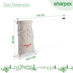 Sharpex Heavy Duty Snake & Reptile Bag with Drawstring and Handle | 80 x 44 cm Large Snake Catching Bag with Sewn Bottom Corners for Safe Transport and Rescue Operations image 2