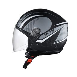 STUDDS Track D3 Open FACE Helmet N4 MATT Black-M image 5