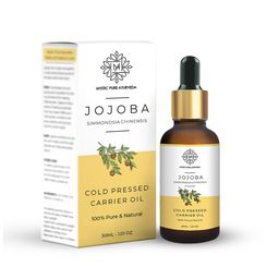 mystic pure ayurveda Jojoba Oil Cold Pressed 100% Pure & Natural - For Skin & Hair Care, Makeup Removal Rich in Vitamin E & Antioxidant - 30ml image 2