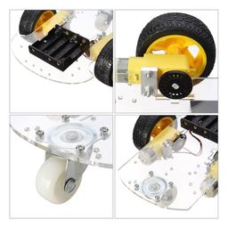 Robodo OTH28 Smart Motor Robot Car Battery Box Chassis Kit DIY Speed Encoder for Arduino image 4