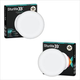 Sturlite Lexxo 22W Round LED Surface Light| 6500K Cool White Color Temperature| 1980 Lumens with CRI Tech for Accurate Color Representation - (Pack of 2) image 1