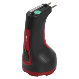 Havells 3W LED Rechargeable Torch|Energy Efficient|Long Range|Upto 4 Hours Battery Backup|Built in Overcharge Protection|Made in India|(Pathfinder 30)|(Black)|Pack of 1 image 4