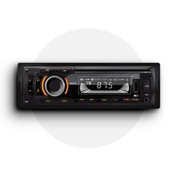 myTVS Universal Single DIN MP3 Media Player for All Cars | Car Music Player with Bluetooth| Car Stereo System (Music & Charging), AUX in, FM, Hands Free Calling & Remote Control | TMP-54 image 1