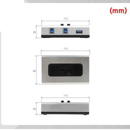 miraview netmate USB3.0 Manual Sharing Switch for USB Device USBHUB Printer Scanner Two Computers (A/B Switch) image 4
