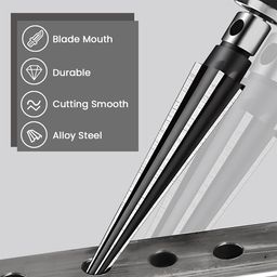 Serplex® 2Pcs Hand Reamers 3-13mm/5-16mm T Handle Tapered Reamers 2 in 1 Manual Detachable Cross Bar Handle Design Universal 1/4" Hex Shank Reamers Tool for Power Tool Hand Reamers Hole Reamer Tools image 4