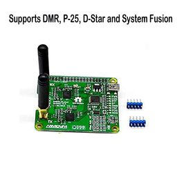 GOOZEEZOO MMDVM Duplex Hotspot Module Dual Hat V1.3 Support P25 DMR YSF NXDN DMR Slot 1 + Slot 2 for Raspberry pi with USB Port (Without OLED) image 2