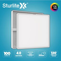 Sturlite S-FIT 30W Square LED Surface Light| 6500k Cool White Color Temperature| 2400 Lumens with CRI Tech for Accurate Color Representation - (Pack of 1) image 4