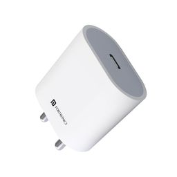 Portronics Adapto 20 Type C 20w Charger for Android,iPhone 14/14 Plus/ 14 Pro/ 14 Pro Max, iPhone 13/13 Pro/13 Pro Max/13 Mini, 12/12 Mini/ 12 Pro Max, iPhone 11 Series with PD 3.0 (White) image 1