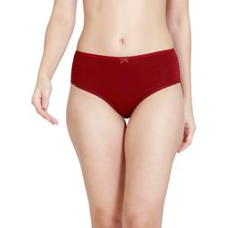 nykd High Rise Full Brief Cotton Stretch Full Rear Coverage Panty with Super-Soft Elastic & Back Coverage - NYP036 (Pack of 3) image 4