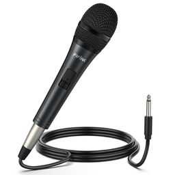 fifine technology Karaoke Microphone,Fifine Dynamic Vocal Microphone for Speaker,Wired Handheld Mic with On/Off Switch and14.8ft Detachable Cable.(K6) image 1