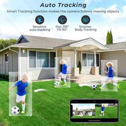 Maizic Smarthome Dual Lens Mini Fox | 5+5MP WiFi CCTV Camera with PTZ & Fixed View | AI Motion Detection, Color Night Vision, Two-Way Audio, 360° Coverage, App Remote Access image 5