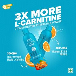 GNC Liquid L-Carnitine 3000mg | 450 ml | 30 Servings | Converts Fat to Muscle | for Healthy Weight Loss | Fast Acting with 3X Strength | Speedy Muscle Recovery | Added B Vitamins | Orange image 2