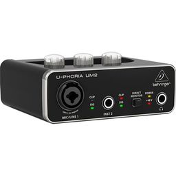 Behringer U-PHORIA UM2 2 x 2 Audio interfacce with USB 2.0 image 1