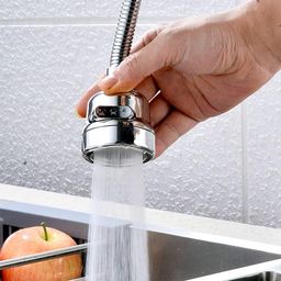 MAPPERZ Universal Spring Faucet Bubbler 360° Swivel Tap Nozzle with Water-Saving Filter Anti-Splash Design, Pressurized Diffuser for Kitchen and Bathroom Faucet’s Efficiency and usability (Pack of 1) image 3