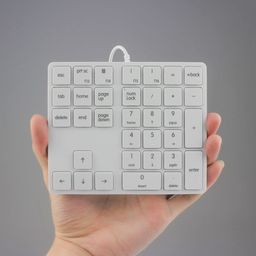 Numeric Keypad 34 Keys (30%) Mini Multifunctional Wired Numpad Portable Keypad White Magicforce by Qisan image 5