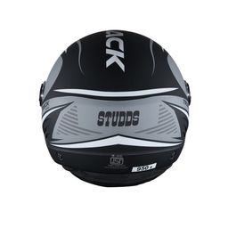 STUDDS Track D3 Open FACE Helmet N4 MATT Black-M image 4