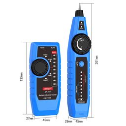 Noyafa NF-810 Multifunctional Network Tester， Ethernet LAN Network Wire Tracker with Telephone Line Tester , Network line Scanning, Power Cable Scanning and POE Switch Test Functions image 5