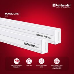 Goldmedal Magic Line Neo 22W T5 LED Batten Cool daylight (6500K) | Pack of 1| for Domestic Use | Easy Installation image 2
