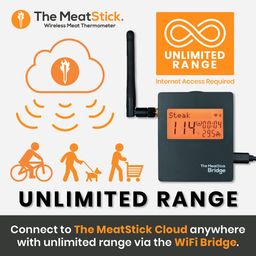 The MeatStick WiFi Bridge Bluetooth Range Amplifier I MeatStick Meat Thermometer Signal Amplifier via Bluetooth and Internet I Wireless Thermometer Grill Accessories image 2