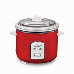 V-Guard Rice Cooker with Double Bowl BIS CERTIFIED 2.8 litres ||2 Cooking Pot|| Double layer outer body|| 1000 Watts 5-Year Heating Plate & 2-Year Product Coverage by V-Guard {2.8 L, Red -VRC2.8(2CB)} image 5