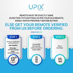 Upix AC Remote No. 25 (3D Auto) (No Backlight), Compatible/Replacement for Mitsubishi AC Remote Control (Exactly Same Remote Will Only Work) image 2