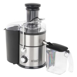 RUSSELL HOBBS RJE1000FA Full Apple Juice Extractor 1000W | FA Juicer with LED (Black/Silver) | Juice Jug of 1l capacity , Detachable pulp collector image 2