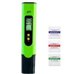 R-TEK Digital PH Tester, High Accuracy Pocket Size 0-14 PH Testing Range for Drinking Water, Swimming Pool, Aquariums, Hydroponics (3 x Calibration Packets, Batteries and Carrying Case Included) image 1