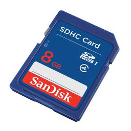 SanDisk 8GB Class 4 SDHC Memory Card (SDSDB-008G-B35) image 1