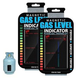 EXPORTTANZA Gas Cylinder Tank Level Indicator Tool, Gas Level Indicator, Reusable Propane Gauge LPG Fuel Level Sensor Card Home Kitchen Tool image 1