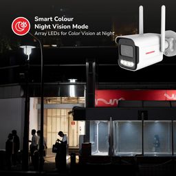 MANOMAY Protect Air 3MP WiFi Bullet Security Camera, 10x Digital Zoom, Full Duplex Two-Way Audio, Color Night Vision, Humanoid Alerts, Alexa Compatible, Micro SD & Cloud Storage WiFi-Bullet image 3