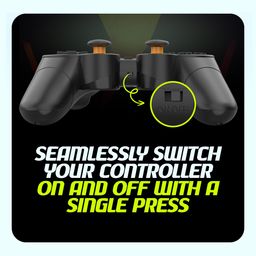 Cosmic Byte Nexus Wireless Controller for PC | Dual Vibration, Sensitive Triggers, Fast Response | Powered by 2 AAA Batteries (Not Included) (Black) image 4