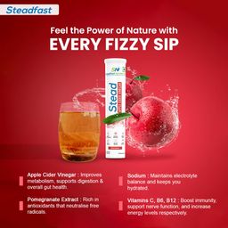 Steadfast Nutrition Apple Cider Vinegar Tablets for Weight Loss, boost immunity, strengthen (80 count (Pack of 4), Apple) image 3