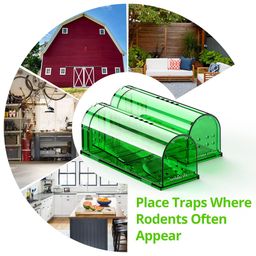 dr catch Mouse Trap,Humane Mouse Trap, Easy to Set , Mouse Catcher Quick Effective Reusable and Safe for Families -2Pack image 5
