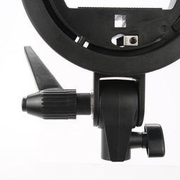 hanumex Hanumex® S-Type Flash Bracket: Ultimate Holder for Speedlite, Snoot, and Softbox Brilliance! image 5