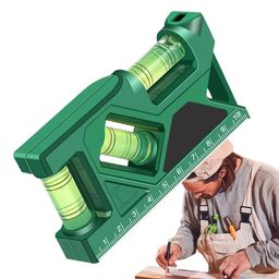 serplex Serplex® Magnetic Leveler Level Tool with 3 Bubble Vials & Etched Scale for Horizontal, Vertical, and 45° Angles, Portable Leveling Tool for Construction, HVAC Installation image 1