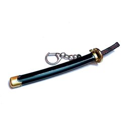 gulli bulli Showpiece item Zinc made Metal KATANA keychain with locking system - Size 15 cm (approx.) - Multicolor image 2