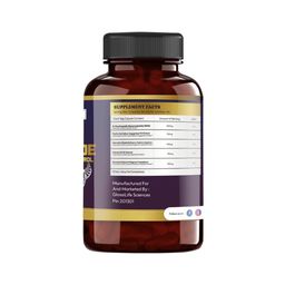 glossilife sciences Nicotinamide NMN with Resveratrol & Quercetin 3-IN-1 Supplement | 3rd Party Lab Tested Ultra Pure by HPLC | Supports NAD+ Levels | 90 Veg Capsules image 2