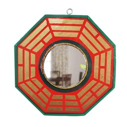 generic Yash Life Feng Shui Convex Pakua Mirror for Positive Energy, Wall/Door Decor for Protection and vastu Correction | Bagua Mirror for Removal of Negative Energy(7 Inches) Set of 2 image 4