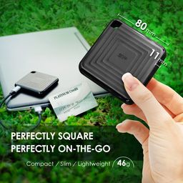SP Silicon Power Silicon Power 2TB Portable SSD, Compact Pocket-Size USB 3.2 Gen 2 External Solid State Drive, Up to 540MB/s, PC60 Series image 5