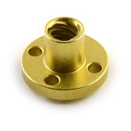 invento 1pcs Nema 17 4.2 Kg-cm Stepper Motor + Flexible coupling with 100mm Lead Screw square thread TR8 8mm with Brass Nut CNC Robotics DIY Projects 3D Printer image 2