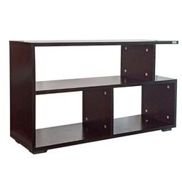 aaroora Gaya-H3 Engineered Wood TV Table Entertainment Unit Display Storage Cabinet Rack with Decor 3 Shelf (Wenge Finish) image 5